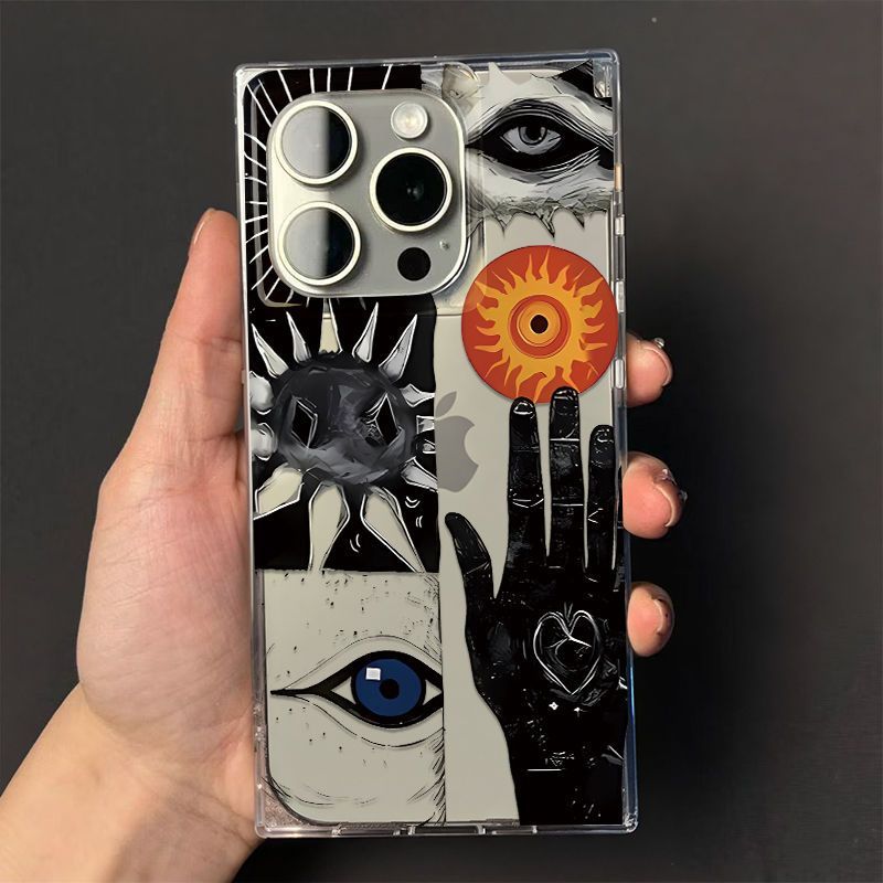 Phone Cases Drawing - Niche Fashion Abstract Art Phone Case