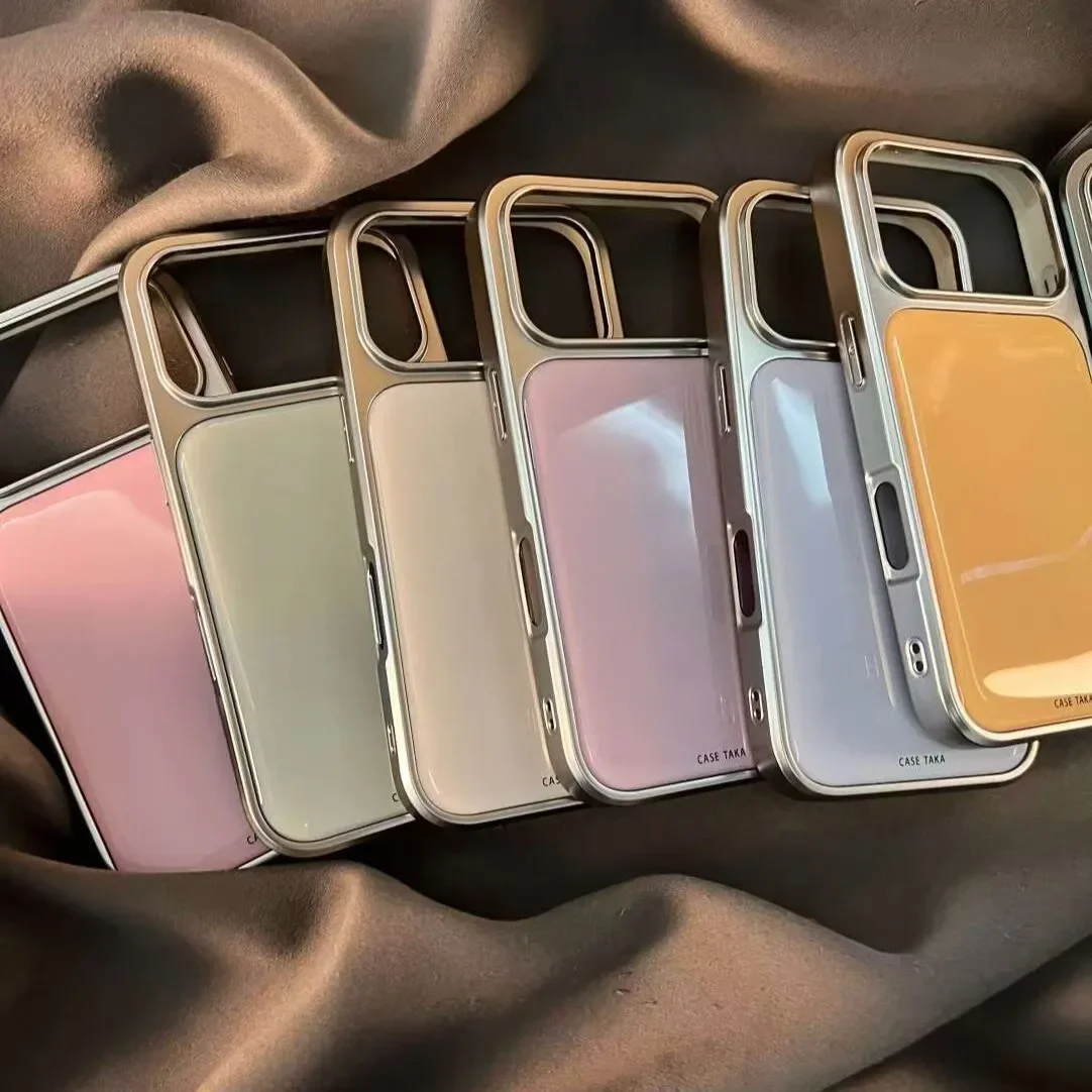 Phone Cases Y2K - INS Korean Candy Color Electroplating Drip