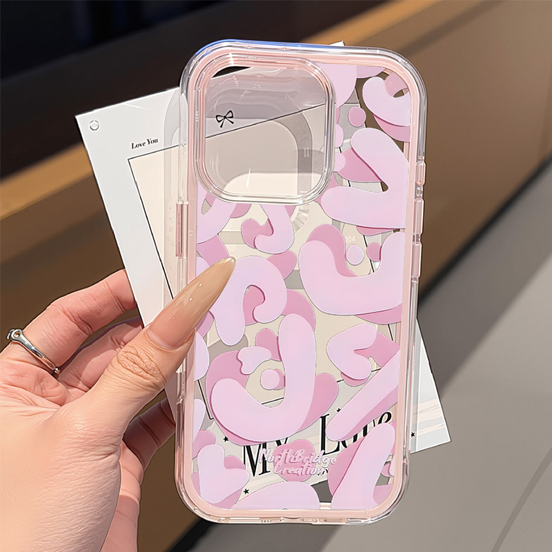 Phone Cases Pink - Transparent Phone Case For iPhone 16