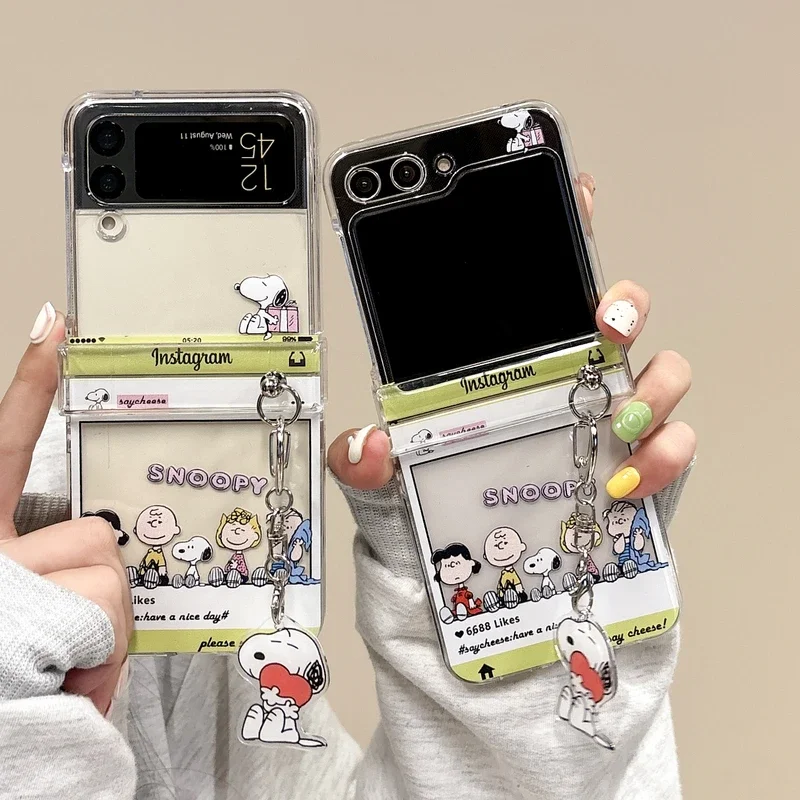 Cute Anime Case - Cute Cartoon Snoopy Charlie Brown Transparent