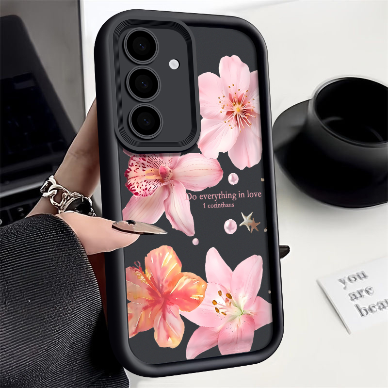 Pink Flowers Phone Case For Sa - огляд і ціна Phone Cases Pink