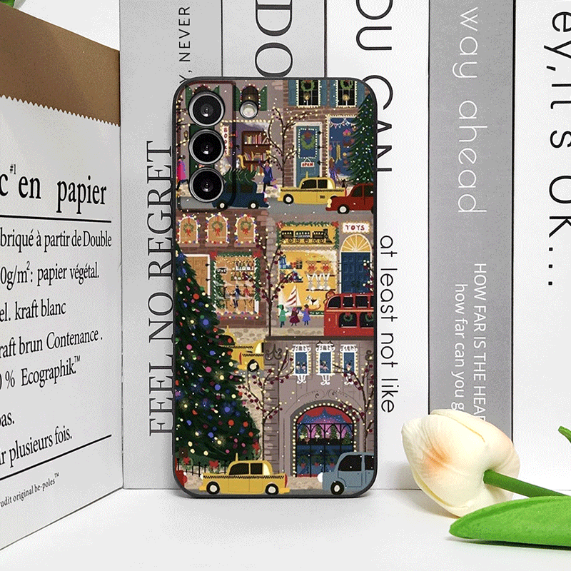 Christmas Snow Street Shop Win - огляд і ціна Phone Cases Oneplus