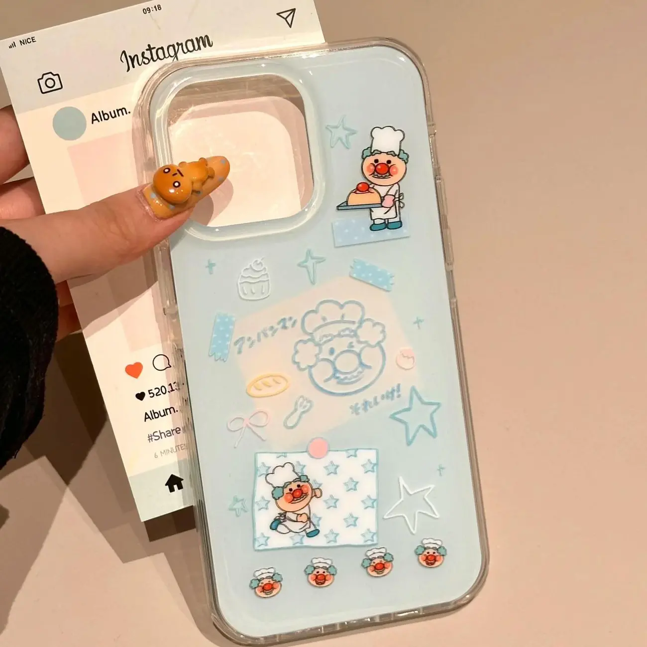 Korean Ins Blue Chef Old Man C - огляд і ціна Phone Cases Y2K