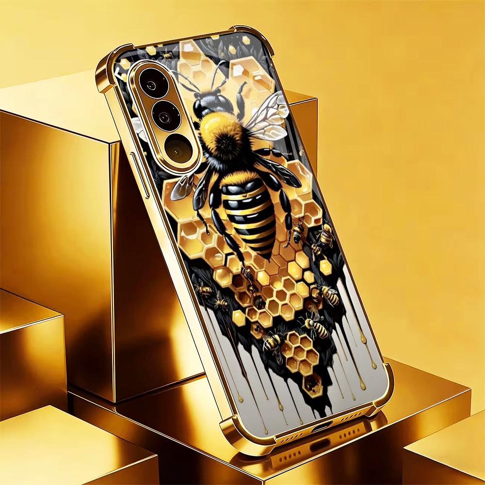 Golden Bee Honeycomb Tempered  - огляд і ціна Phone Cases Metal