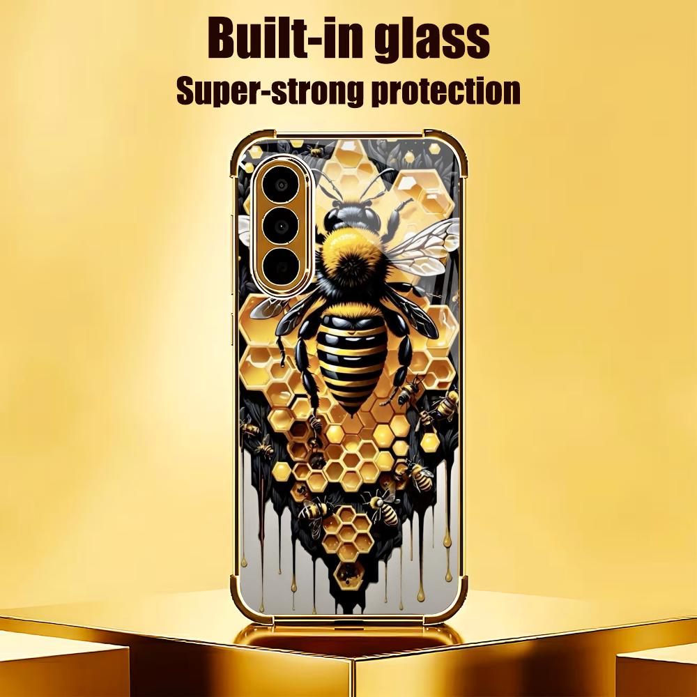 Golden Bee Honeycomb Tempered  - огляд і ціна Phone Cases Metal