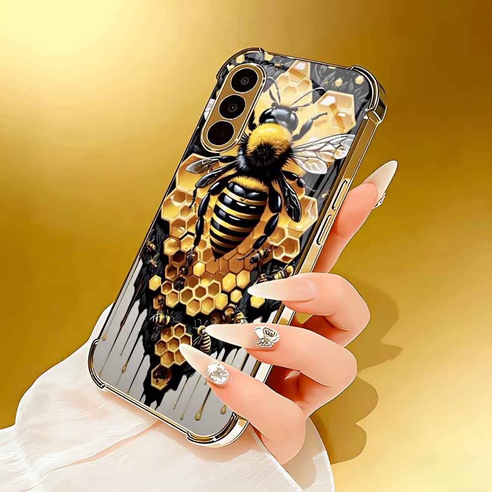 Golden Bee Honeycomb Tempered  - огляд і ціна Phone Cases Metal