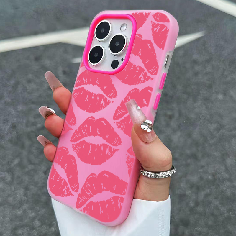 Sexy Girl Pink Lips  Pattern D - огляд і ціна Phone Cases Pink