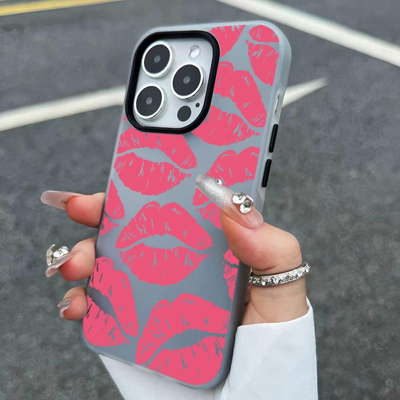 Sexy Girl Pink Lips  Pattern D - огляд і ціна Phone Cases Pink