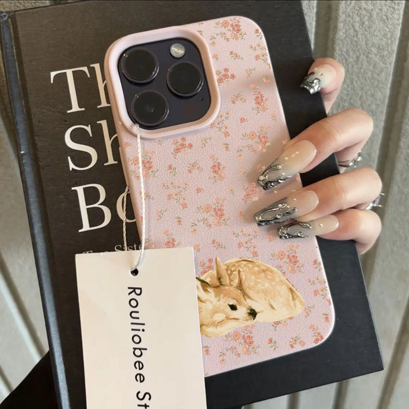 Cute Deer Full Floral Pattern  - огляд і ціна Phone Cases Otterbox