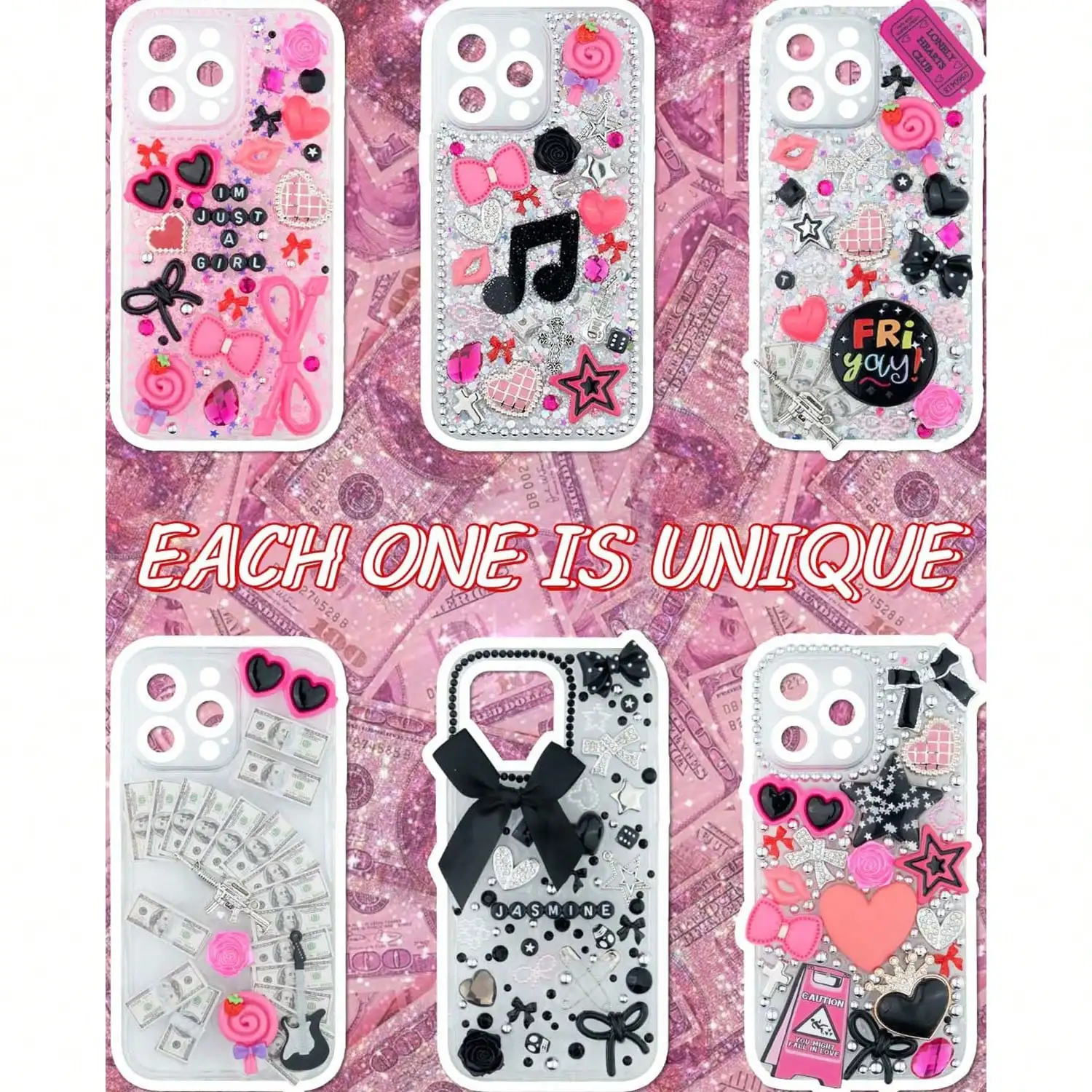 1050 Pcs Junk Phone Case Charm - огляд і ціна Phone Cases Junk