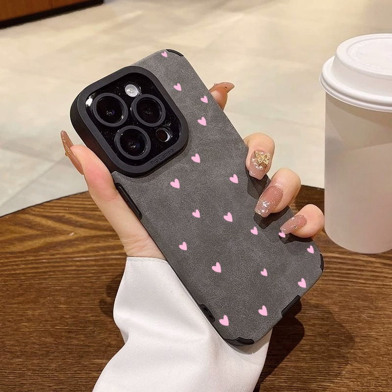 Fashion Pink Heart Pattern Pho - огляд і ціна Phone Cases Pink