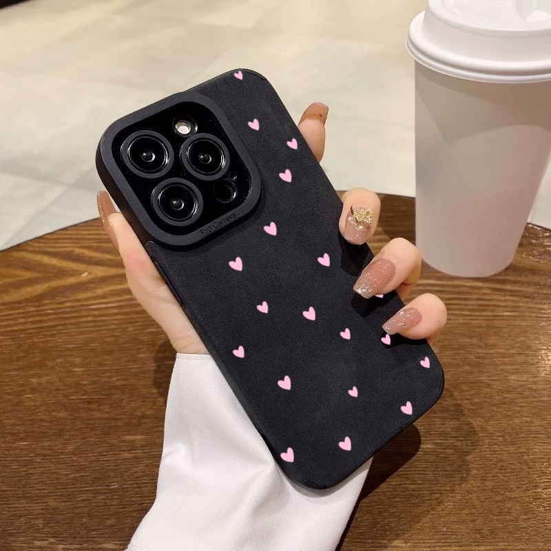 Fashion Pink Heart Pattern Pho - огляд і ціна Phone Cases Pink