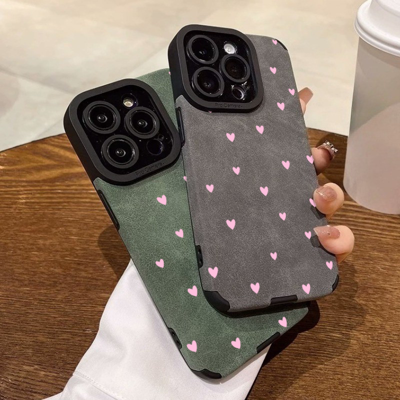 Fashion Pink Heart Pattern Pho - огляд і ціна Phone Cases Pink