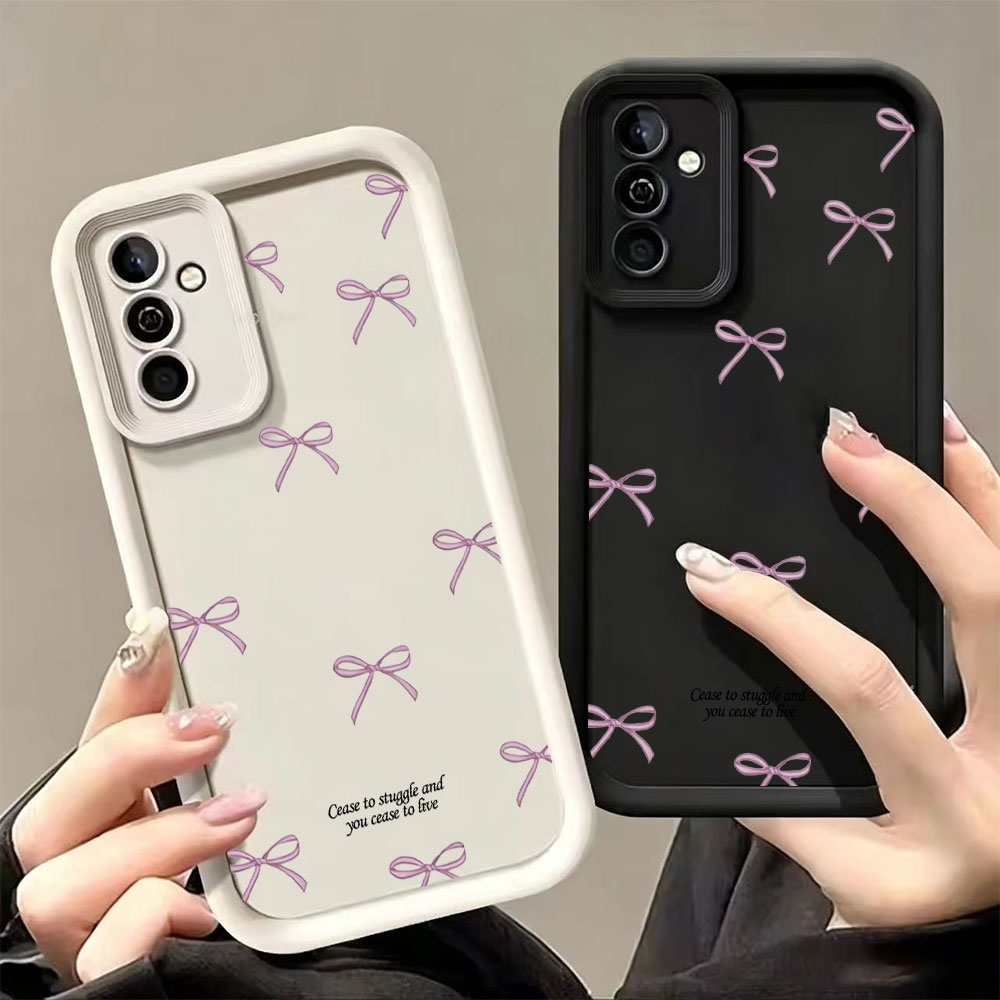 Pink Bow Print Soft TPU Phone  - огляд і ціна Phone Cases Pink