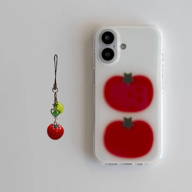 Korean Ins Two Ted Tomato Cart - огляд і ціна Phone Cases Y2K