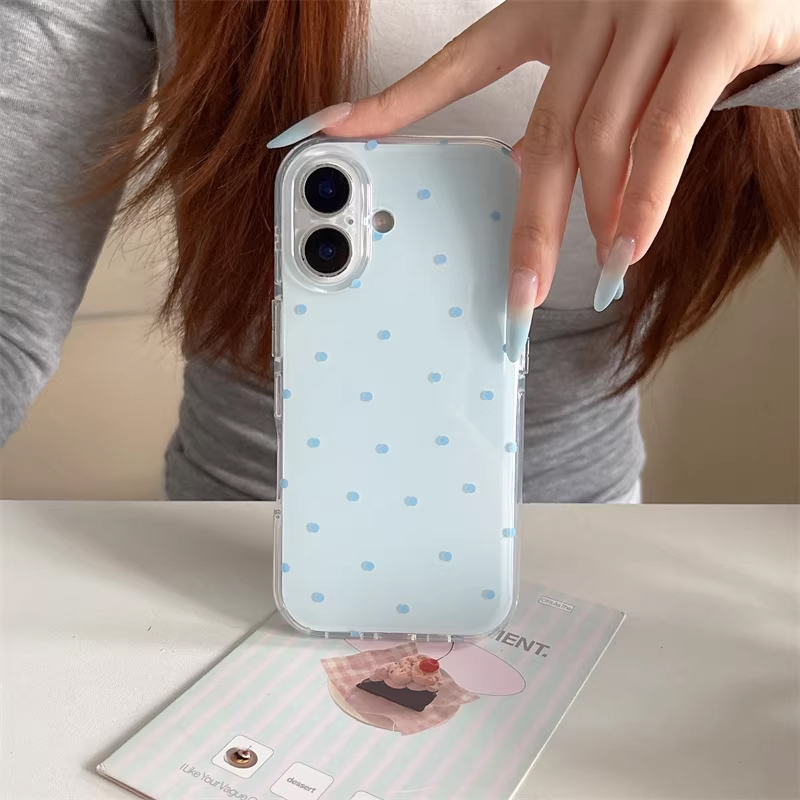 Korean Ins Girl Simple Blue Pi - огляд і ціна Cute Anime Case