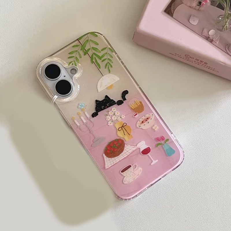 Ins Girl Cute Dining Table Lit - огляд і ціна Phone Cases Y2K