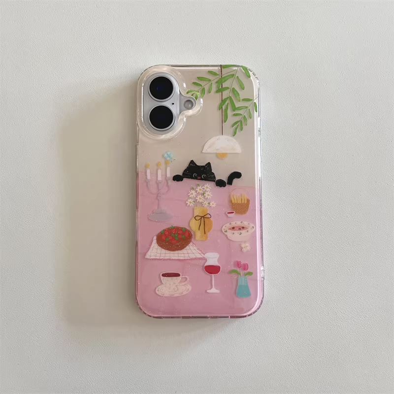 Ins Girl Cute Dining Table Lit - огляд і ціна Phone Cases Y2K