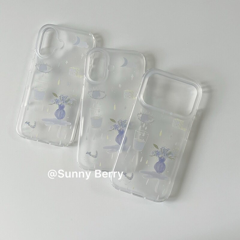 Korean Ins Blue Tear Vase Illu - огляд і ціна Phone Cases Y2K