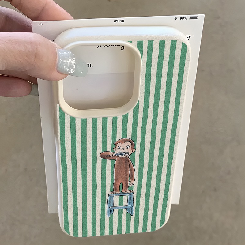 Green Striped Toothbrush Monke - огляд і ціна Phone Cases Otterbox