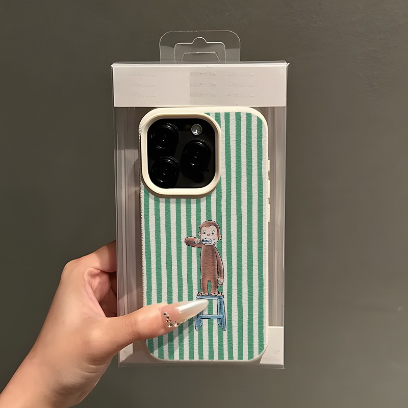 Green Striped Toothbrush Monke - огляд і ціна Phone Cases Otterbox