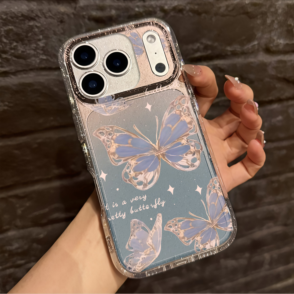 Luxury Blue Butterfly Clear Gl - огляд і ціна Phone Cases Otterbox