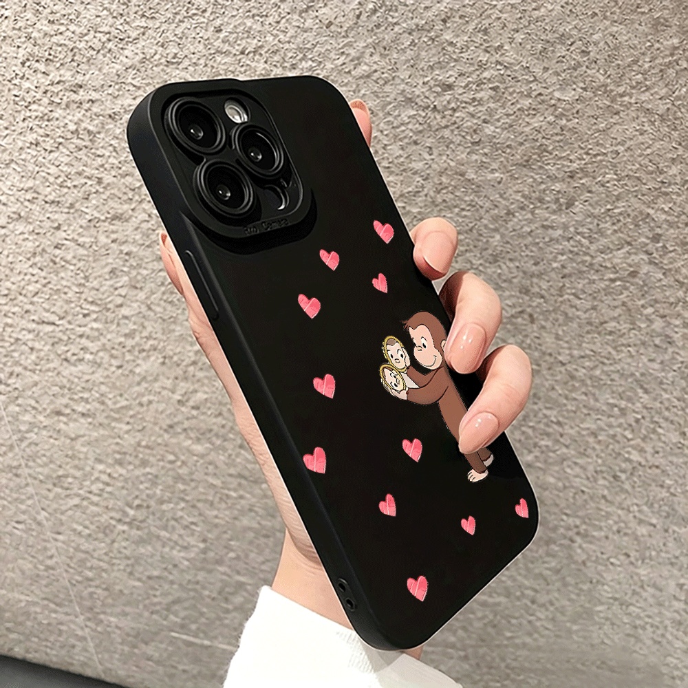 Monkey Pink Heart Phone Case f - огляд і ціна Phone Cases Pink