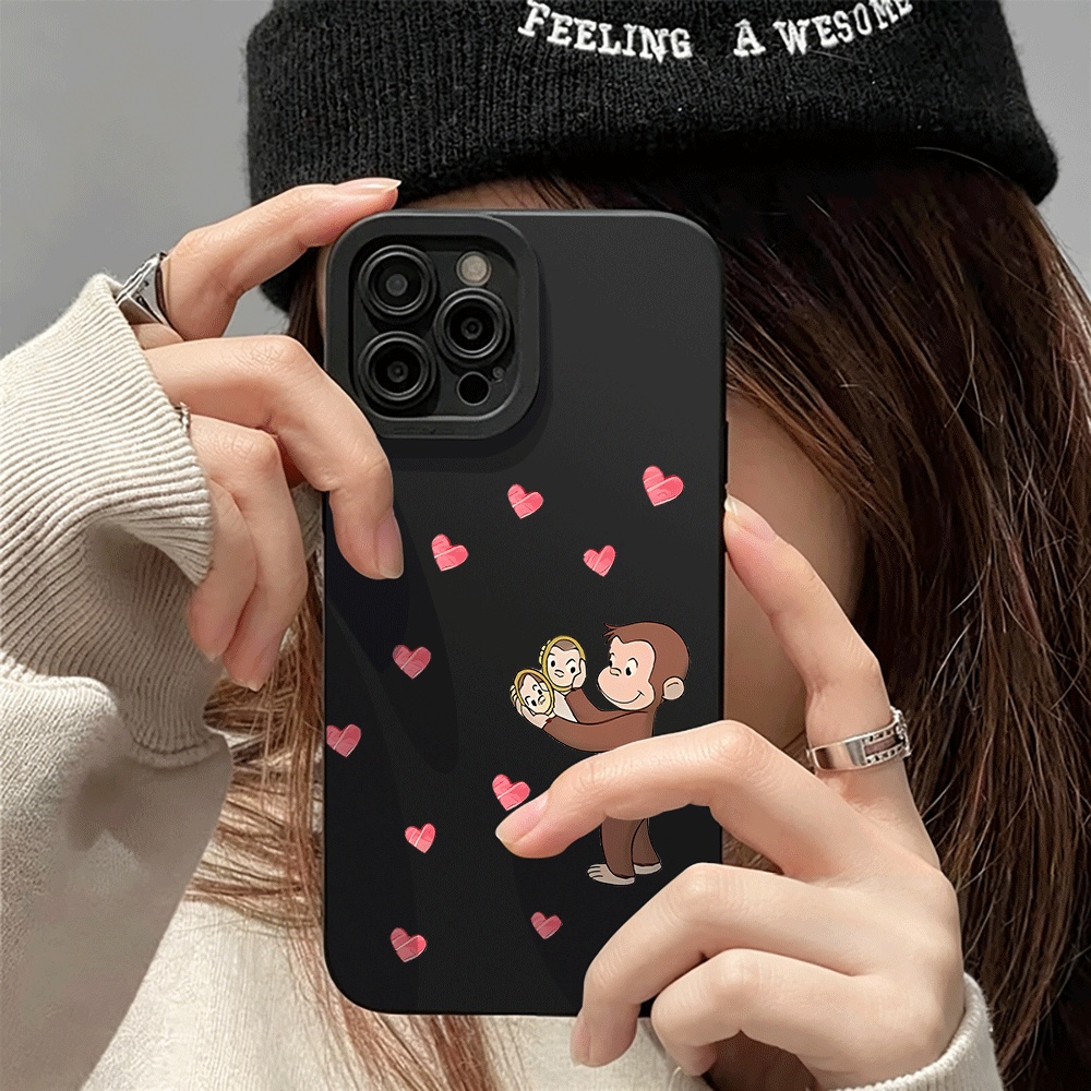 Monkey Pink Heart Phone Case f - огляд і ціна Phone Cases Pink